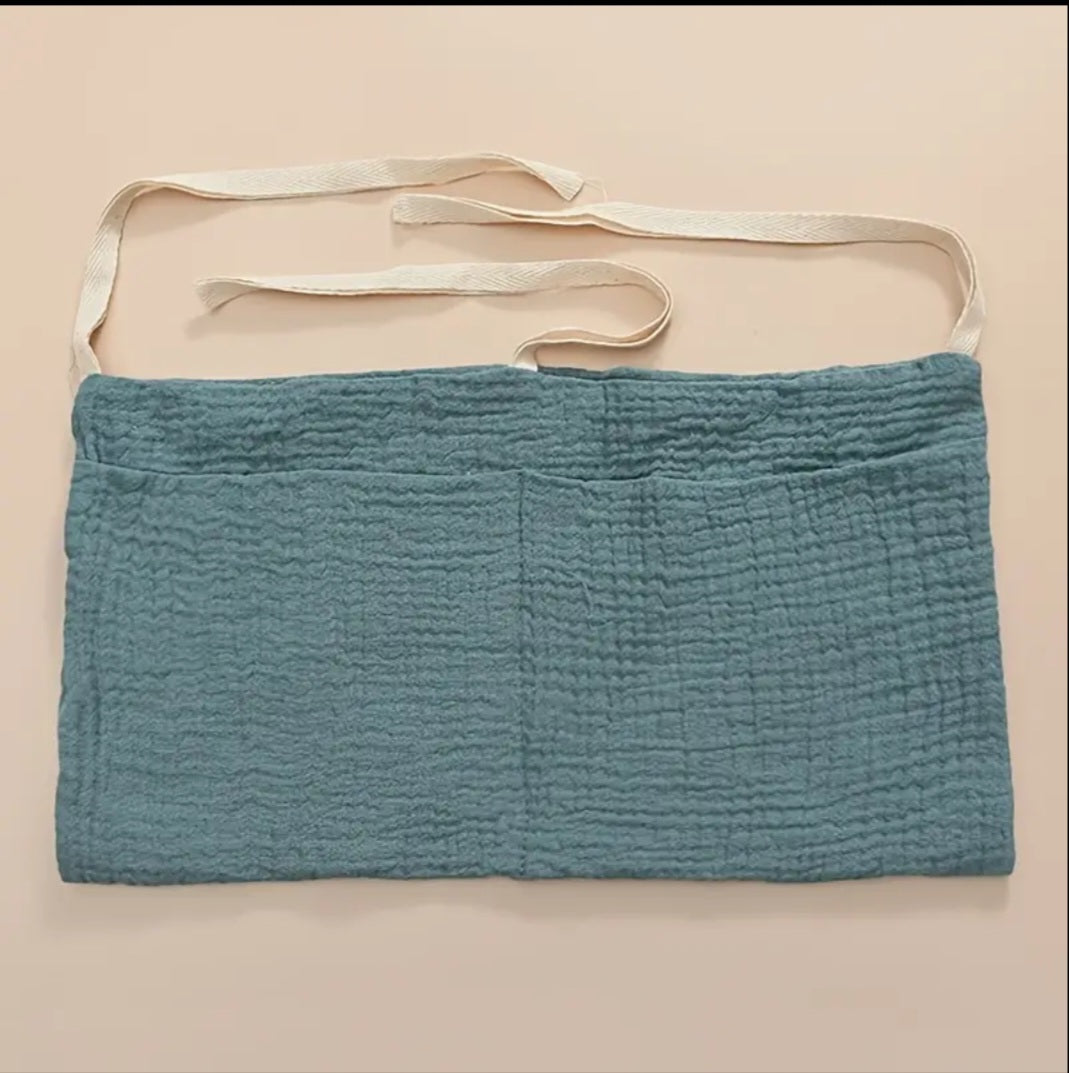 Bolsita de almacenamiento, cabecera cama de bebe